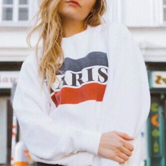 Brandy Melville Paris sweatshirt - Picture 5 of 6